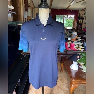 Oakley Logo Men's Graphic Short Sleeve Golf Athleisure Athletic Polo.